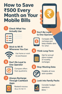 Save ₹500 on Mobile Bills